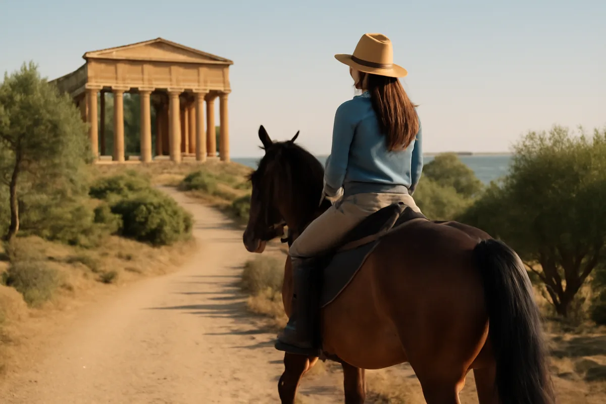 Giro a cavallo tra i templi di Agrigento: percorso alternativo per emozioni senza tempo