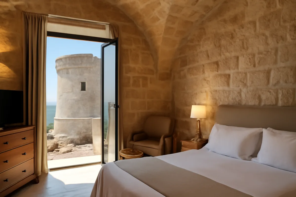 Dove dormire in una torre saracena autentica? Le sistemazioni più particolari tra storia e comfort