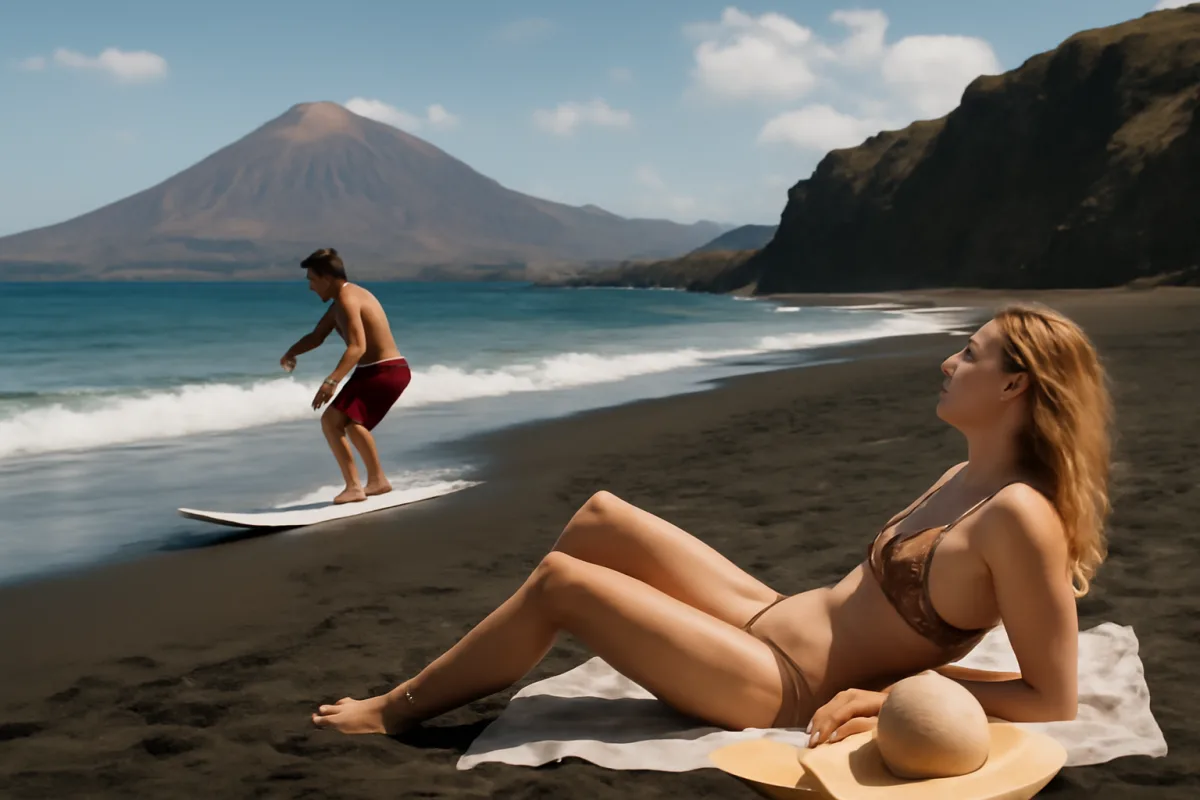 Quali attività fare sulle spiagge di sabbia nera? Sport e relax in uno scenario vulcanico unico