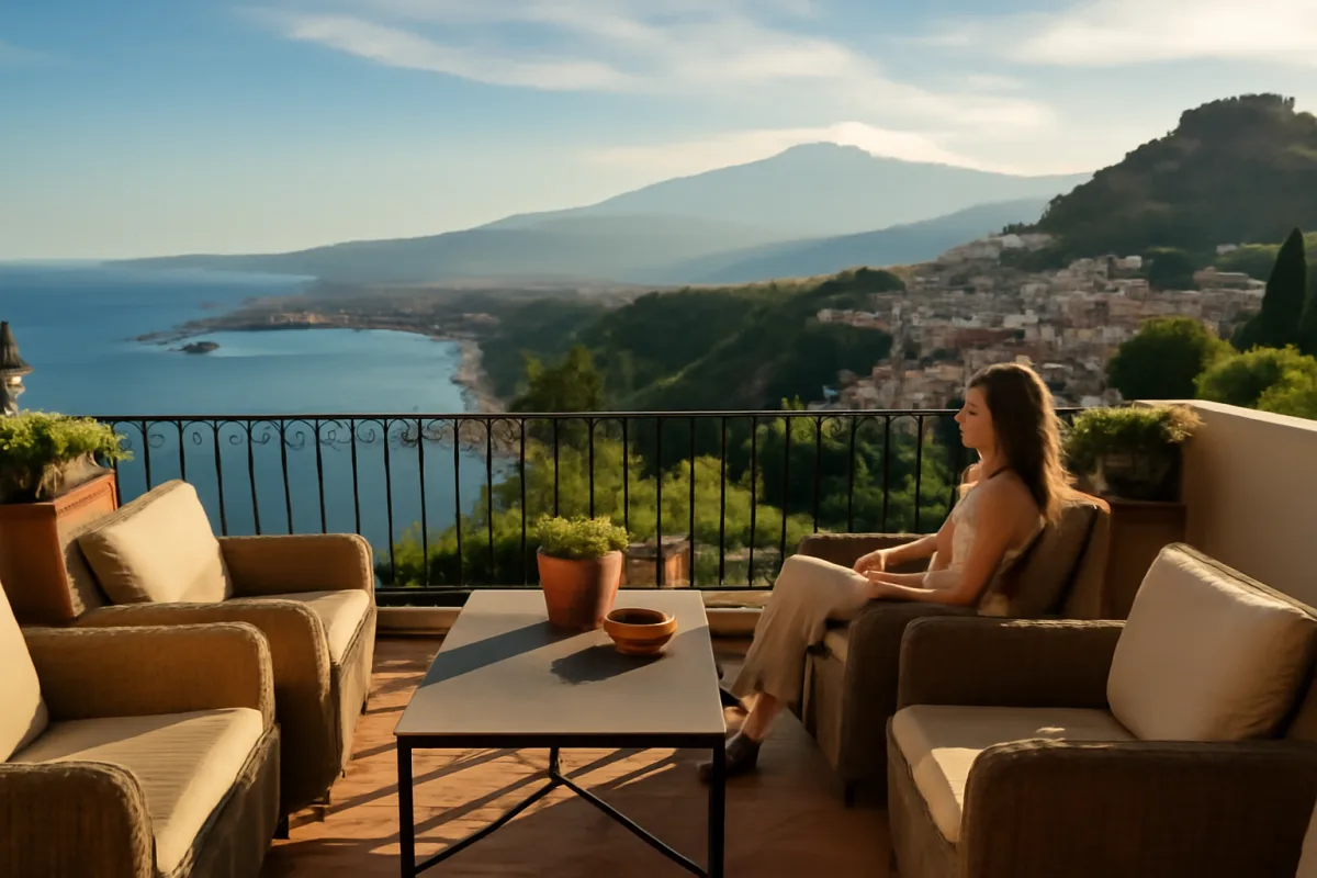 Qual è la migliore terrazza panoramica di Taormina? L’incontro tra vista e atmosfera rilassante