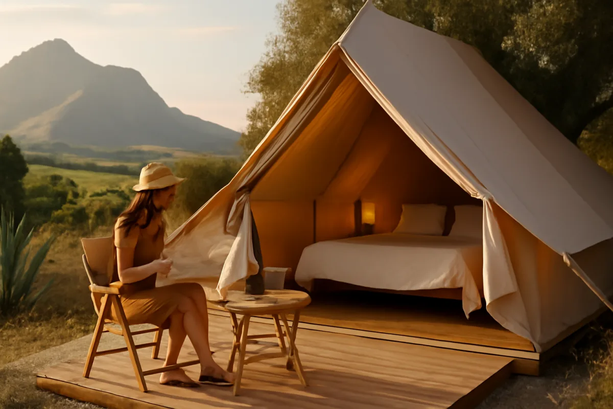 Come organizzare una notte in una tenda glamping in Sicilia? Lusso e natura a portata di mano